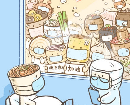 Bộ ảnh ẩm thực Trung Quốc động viên mì khô Vũ Hán đang gây sốt giữa đại dịch corona