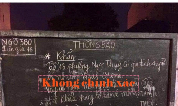 Bác tin đồn Hà Nội có người dương tính với virus Corona