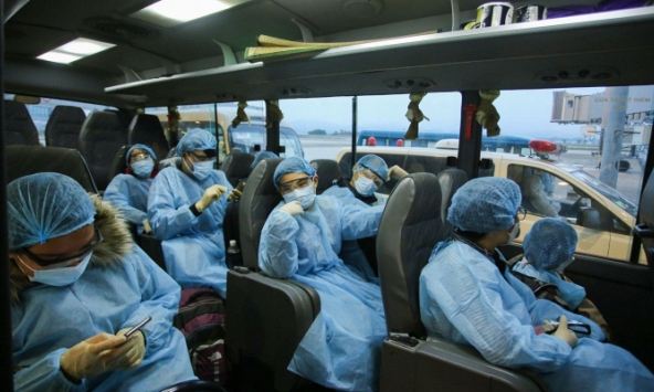 Chuyến bay chở 30 công dân Việt Nam từ Vũ Hán về nước