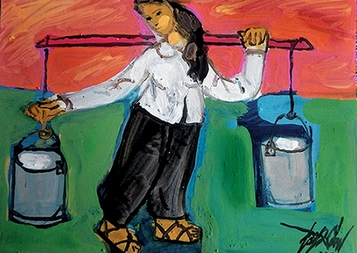 Bỗng dưng... nhớ thùng nước gạo