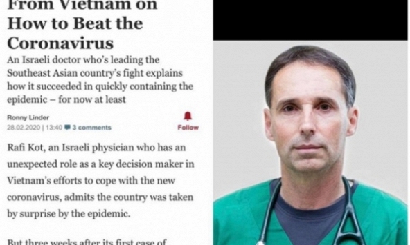 Bác sĩ Israel đính chính không tham gia tư vấn phòng chống dịch covid-19 ở Việt Nam