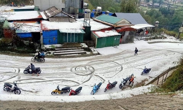 Mưa đá bất ngờ xuất hiện tại Lai Châu gây thiệt hại nặng
