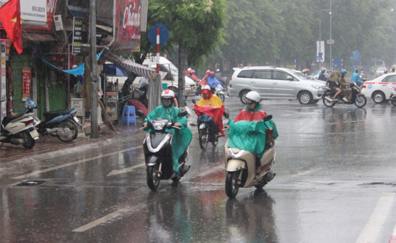 Miền Bắc đón không khí lạnh gây mưa dông