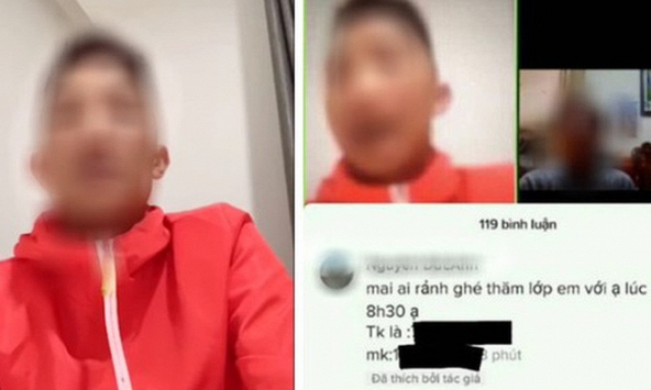 Bức xúc việc học sinh phá lớp học online của giáo viên bằng clip nhạy cảm