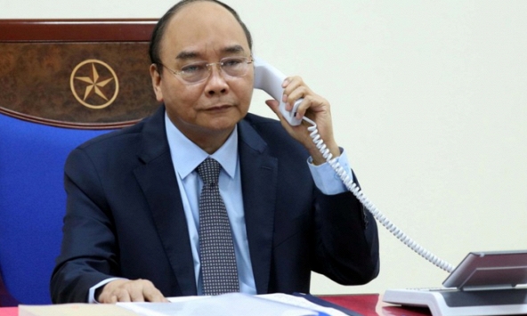Thủ tướng Nguyễn Xuân Phúc điện đàm với Tổng thống Donald Trump