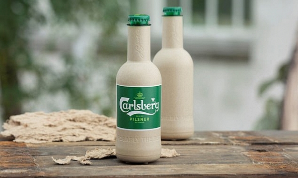 Carlsberg và Coca-Cola sử dụng vỏ chai từ nguyên liệu thực vật, có thể tự phân hủy
