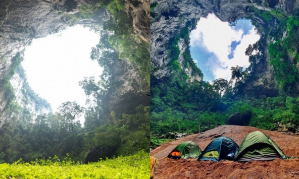 Xôn xao thông tin về 'hố tử thần' cao nhất Việt Nam ở Phong Nha - Kẻ Bàng