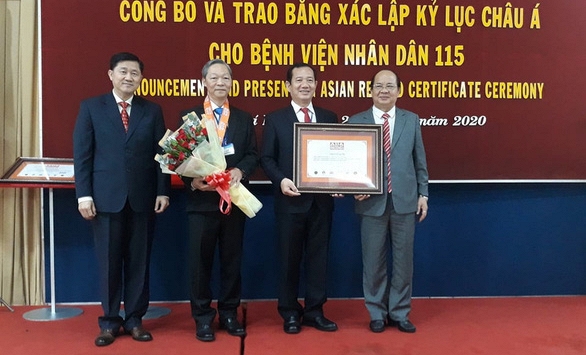 Bệnh viện Nhân dân 115 đạt 3 kỷ lục châu Á