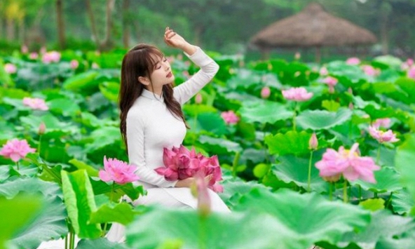 Các dịch vụ 'ăn theo' mùa sen nở kiếm tiền triệu mỗi ngày