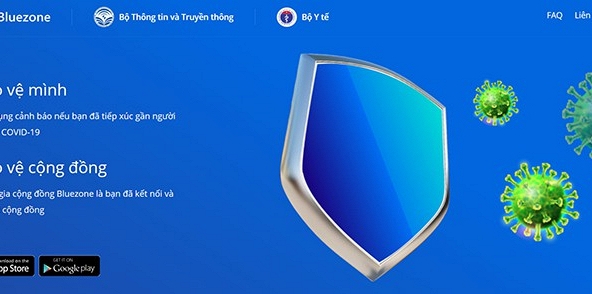 Ứng dụng 'Khẩu trang điện tử Bluezone' cảnh báo tiếp xúc gần ca nhiễm Covid-19