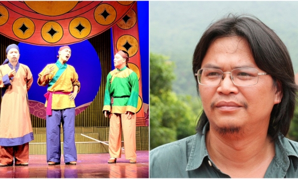 'Thần giữ của' của Nguyễn Toàn Thắng lần đầu mang 'tín dụng đen' vào tác phẩm chèo dân gian