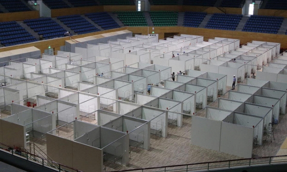 Cận cảnh bệnh viện dã chiến 700 giường ở Đà Nẵng