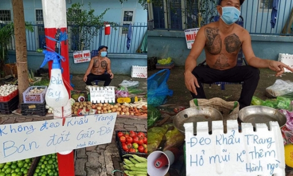 'Vựa rau Minh râu' gây bão MXH vì phong cách bán hàng ấn tượng mà nhân văn