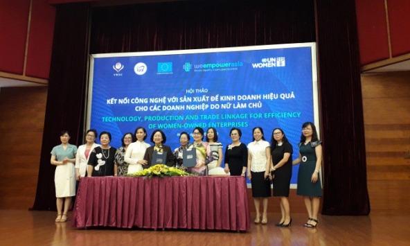 Tăng cường kết nối công nghệ với sản xuất để kinh doanh hiệu quả trong các doanh nghiệp do nữ làm chủ