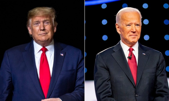 Tổng thống Trump và ông Joe Biden bước vào cuộc tranh luận trực tiếp đầu tiên