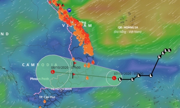 Cảnh báo nguy cơ cao lũ quét, sạt lở tại các tỉnh Trung Bộ mưa lớn từ ngày 7 đến 11/10