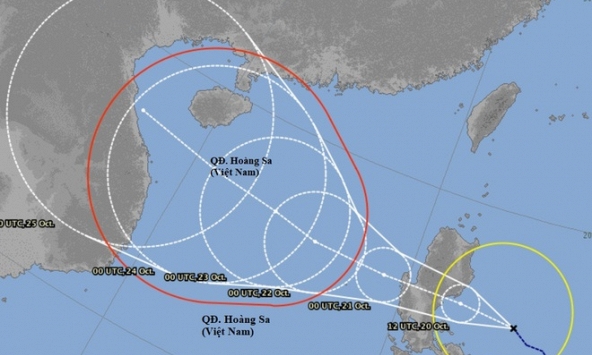 Thông tin bão số 8 có thể mạnh tới cấp 17 là tin giả