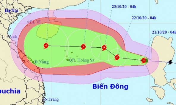 Bão số 8 vào Biển Đông với sức gió mạnh cấp 8