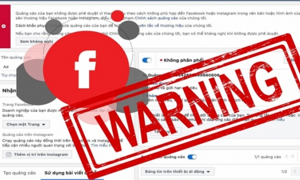 Nhiều người Việt phản ánh về việc bị cấm đăng bài bán hàng lên Facebook