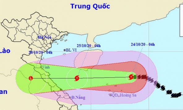 Bão số 8 bắt đầu giảm cường độ xuống còn cấp 11