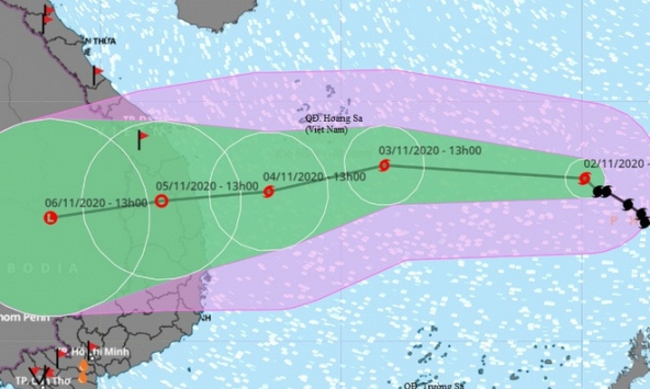 Bão Goni tăng cấp trở lại
