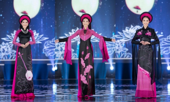 NTK Huệ Thi 'tố' áo dài La Sen Vũ ở cuộc thi Hoa hậu Việt Nam 'đạo' ý tưởng 