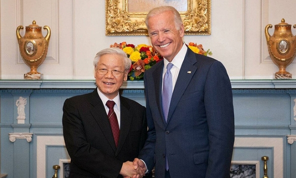 Tổng Bí thư, Chủ tịch nước và Thủ tướng gửi điện chúc mừng Tổng thống đắc cử Joe Biden