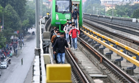 9 đoàn tàu Cát Linh - Hà Đông bắt đầu chạy thử từ ngày 12/12