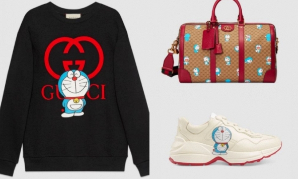 Gucci ra mắt bộ sưu tập Doraemon chào đón Tết Nguyên đán 2021