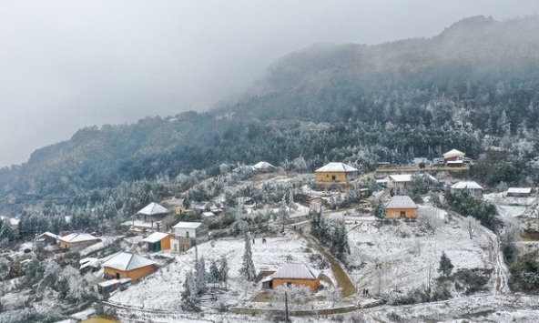 Sa Pa ghi nhận mức nhiệt -1,6 độ C, thấp nhất từ đầu mùa