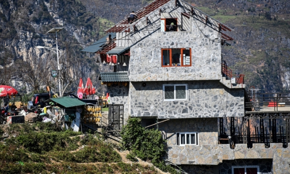 Công trình  Mã Pì Lèng hầu như giữ nguyên kiến trúc sau nửa năm cải tạo