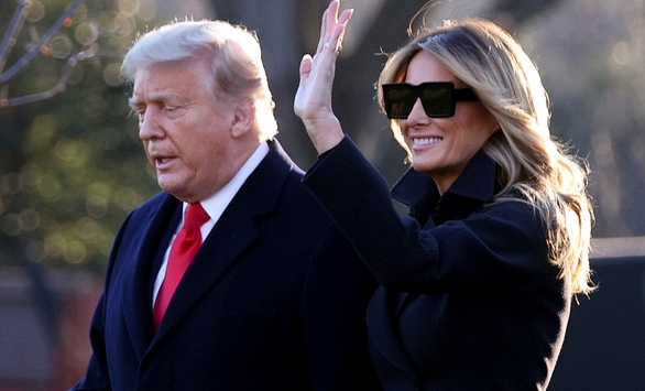 Đệ nhất phu nhân Melania Trump nói lời tạm biệt đến người dân Mỹ trước khi rời Nhà Trắng