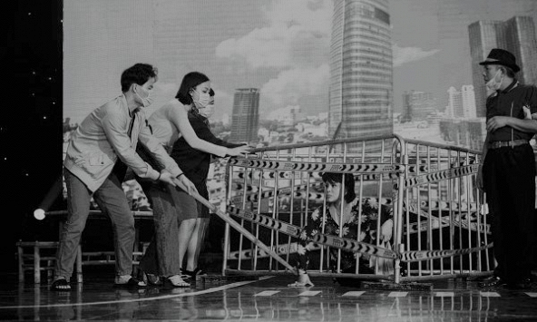 Nghệ sỹ Trung Dân, Lê Giang, Kyo York... tái hiện lại nỗi ám ảnh của con người trước đại dịch covid-19