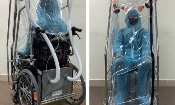 Nhà khoa học Việt thiết kế xe lăn dành riêng cho bệnh nhân Covid-19