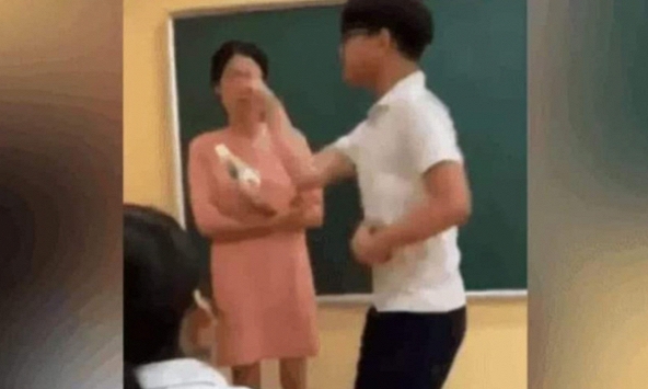 Vụ việc nam sinh tát cô giáo vì tịch thu điện thoại xảy ra ở Hà Nội vào tháng 5-2020