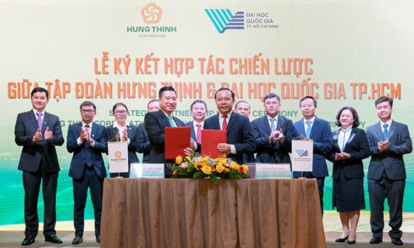 Tập đoàn Hưng Thịnh và Đại học Quốc gia TP.HCM ký kết hợp tác chiến lược
