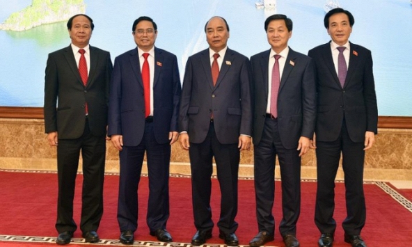 Giới thiệu chữ ký của Thủ tướng Phạm Minh Chính và 2 phó thủ tướng