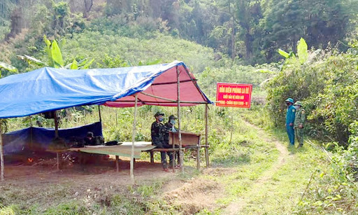 40 chiến sĩ công an tỉnh An Giang làm đơn tình nguyện lên biên giới tham gia chống dịch 