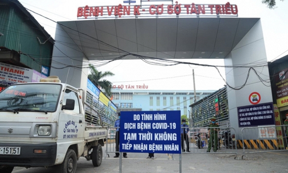Bệnh viện K ghi nhận 10 ca dương tính Covid-19
