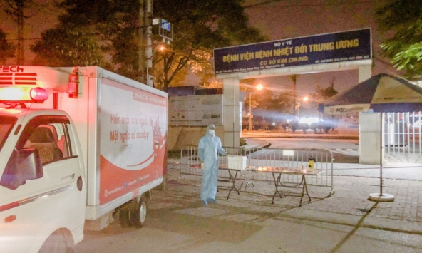 Nhiều bệnh nhân Covid-19 cần tiếp máu