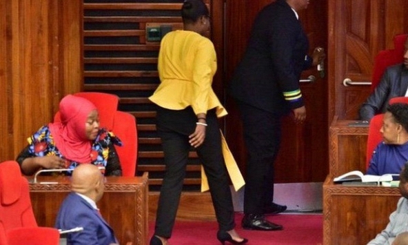 Nữ nghị sĩ Tanzania bị yêu cầu ra khỏi phòng họp vì mặc quần bó