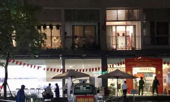 Tòa nhà ở Times City bị phong tỏa vì liên quan đến ca Covid-19 mới