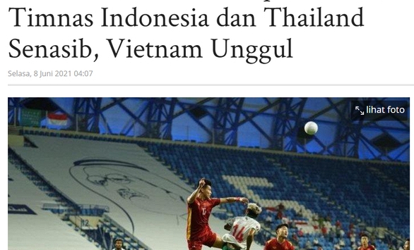 Báo chí Indonesia chê đội tuyển nước nhà 'thảm hại', khen Việt Nam xuất sắc