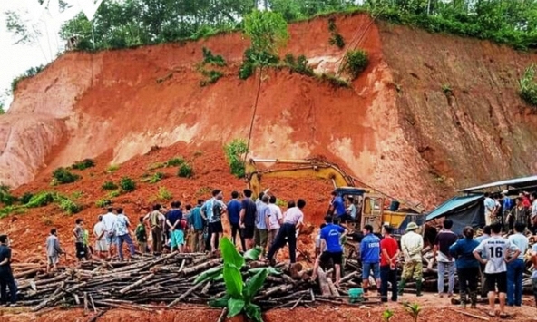 Sạt lở nghiêm trọng ở Yên Bái, 1 người tử vong 