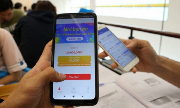 Vay nặng lãi qua app nhưng trả qua ngân hàng