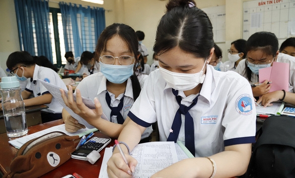 Học sinh TP.HCM sẽ thi tốt nghiệp THPT 2 đợt