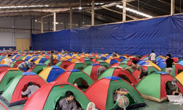 40 doanh nghiệp ở TP HCM đã đăng ký tổ chức cho công nhân ở lại nhà máy