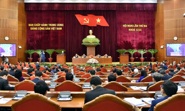 Khai mạc Hội nghị Trung ương 3: Lấy phiếu 23 chức danh trước khi giới thiệu ra Quốc hội