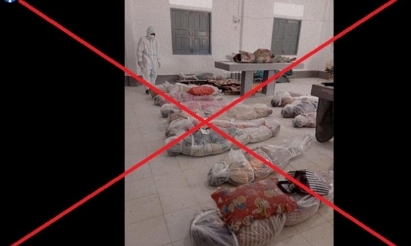 Hình ảnh xác chết do COVID-19 tại TPHCM là thông tin giả mạo