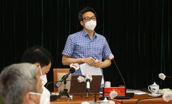 Phó thủ tướng Vũ Đức Đam: 'Thực tiễn về tình hình dịch bệnh ở TP.HCM là 'chưa từng gặp'